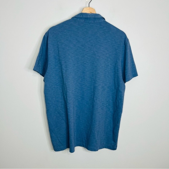 Theory Cosmos Blue Willem Casual Polo XL - Picture 6 of 6